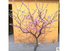 仿真桃花樹新年桃花樹仿真櫻花樹影樓道具-- 上海艾維福勞園藝有限公司