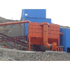礦山除塵器,礦山破碎機(jī)布袋除塵器圖