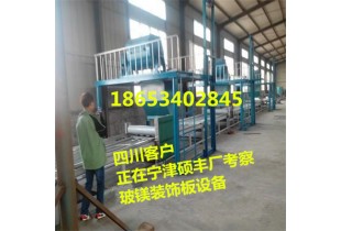新型全自動吸盤上模板玻鎂裝飾板設備廠家