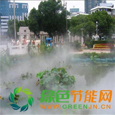 旅游區水池小溪河邊假山景觀人造霧設備59 (2)