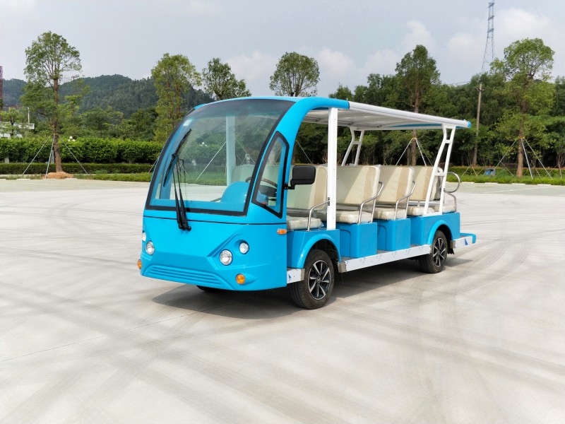 14座電動(dòng)觀光車，九寨溝景區(qū)游覽車，14座旅游車-- 渭南克里斯特商貿(mào)有限公司