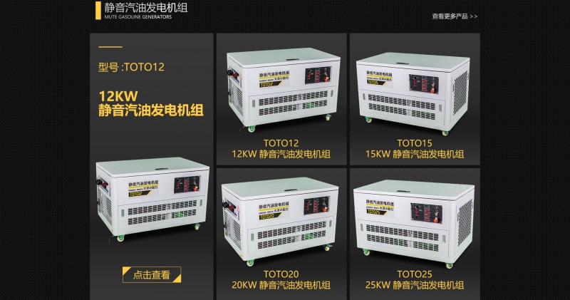 大澤動(dòng)力靜音汽油發(fā)電機(jī)-- 上海仡維實(shí)業(yè)有限子公司