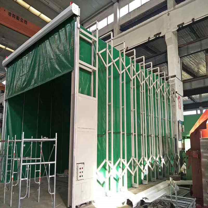 移動式伸縮噴漆房結構特征、使用方法-- 山東新邁節能環保科技有限公司