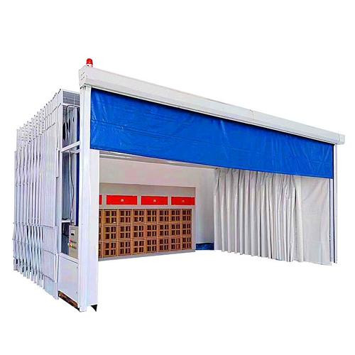 廠家定制伸縮移動噴漆房 尺寸加工-- 山東新邁節(jié)能環(huán)保科技有限公司