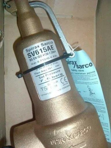 斯派莎克SV615AE青銅蒸汽安全閥，安全閥說明書-- 斯派莎克工程（中國）總公司
