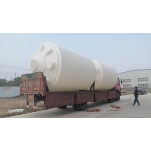 湖北黃岡回酸罐30噸立式PE塑料儲(chǔ)罐 